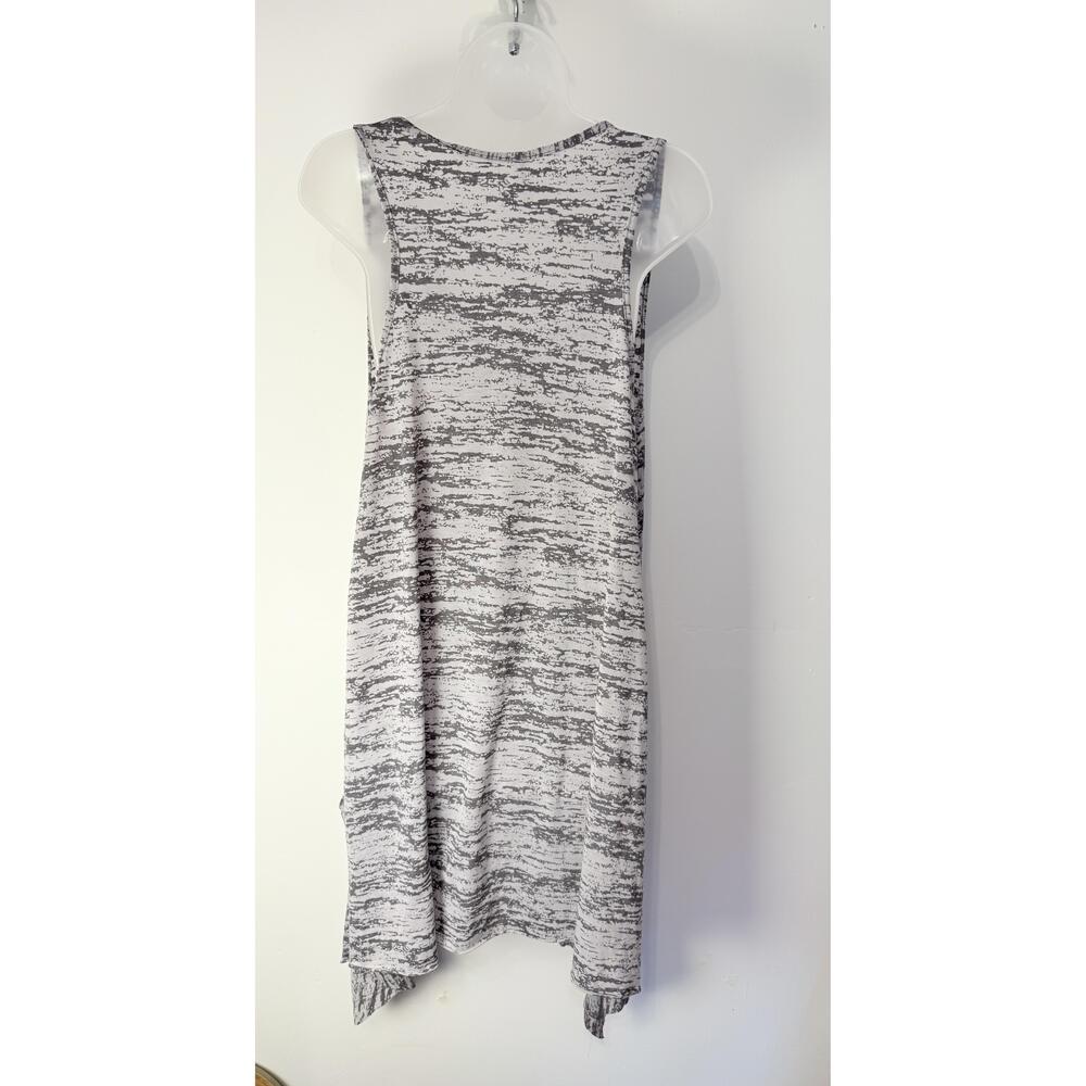Swimsuits For All Womens Grey Sleeveless Tank Swimsuit Cover 3X - Picture 3 of 6